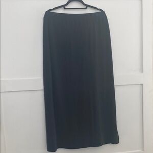 Lou & Grey Black A-Line Maxi Skirt
